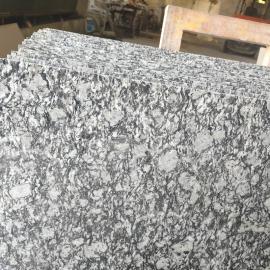 Spray white granite