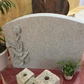 Grey tombstone
